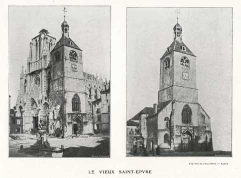 Construction de la basilique Saint-Epvre (Nancy)